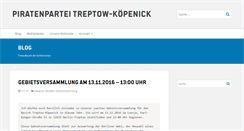 Desktop Screenshot of piraten-treptow-koepenick.de